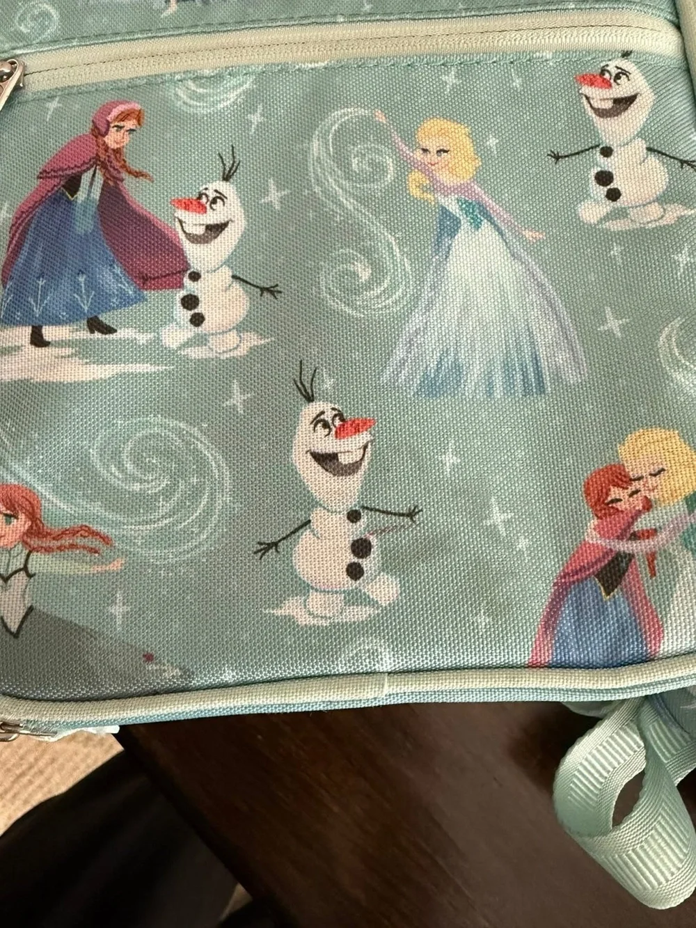 Pottery Barn Kids Frozen Character Backpack & Lunch Bag - Light Blue
